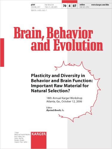 Plasticity and Diversity in Behavior and Brain Function: Important Raw Material for Natural Selection?: 18th Annual Karger Workshop, Atlanta, Ga., October 2006 (Brain, Behavior and Evolution 2007)