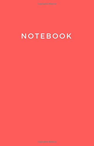 Notebook: Lined Notebook, 5.5 x 8.5 inches, 110 Pages, Red Soft Cover (Lined Journal To Write In)