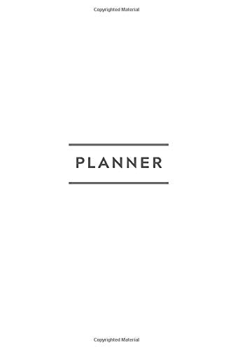 Planner: Minimalist Notebook, Unlined Notebook, Planner, Journal Notebook (110 Pages, Blank, 6 x 9)