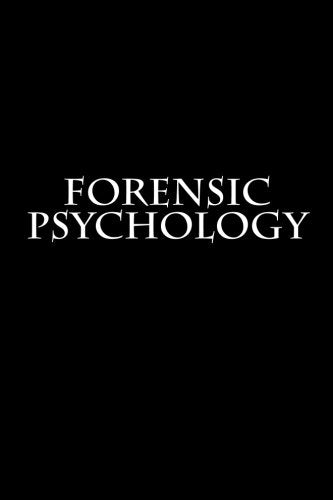Forensic Psychology: Notebook 6x9 150 lined pages softcover