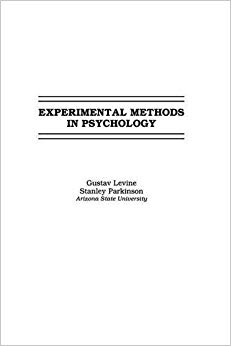 Experimental Methods in Psychology