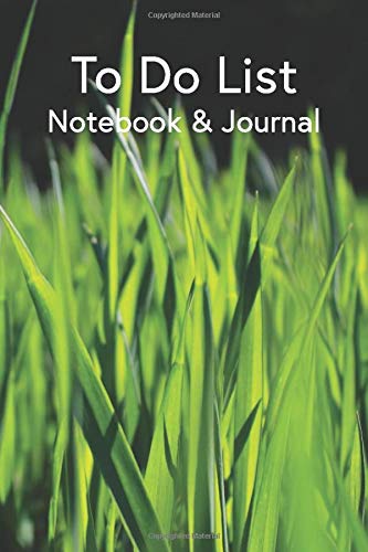 To Do List Notebook & Journal: Task Organization And Undated Journal Pages With Green Grass Cover