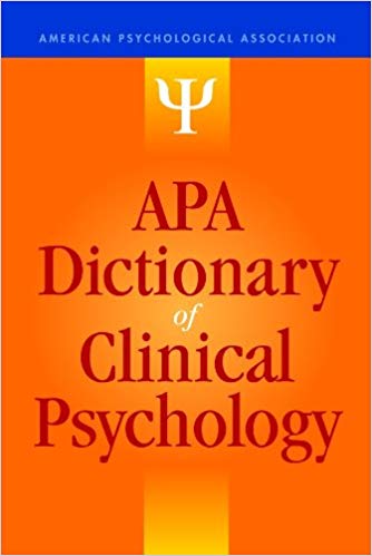 APA Dictionary of Clinical Psychology (APA Reference Books)