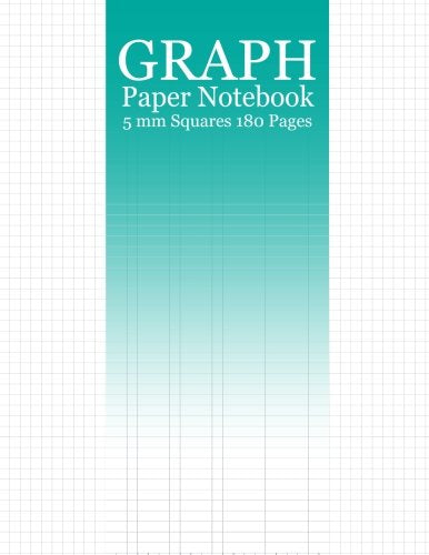 Graph Paper Notebook: 180 Pages of 8.5x11 inches ( 5mm Squares ) Perfect for Charts Tables Draw Design Sketch and Diagrams Cool Blue Sea Cover Design