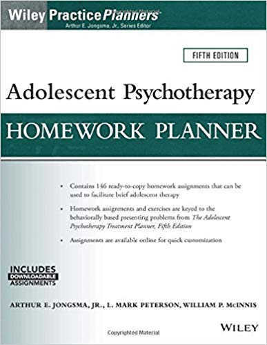 Adolescent Psychotherapy Homework Planner, 5th Edition (PracticePlanners)