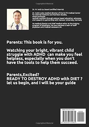 The ADHD DIET : A STEP-BY-STEP GUIDE TO HOPE AND HEALING BY LIVING GLUTEN FREE AND CASEIN FREE (GFCF)