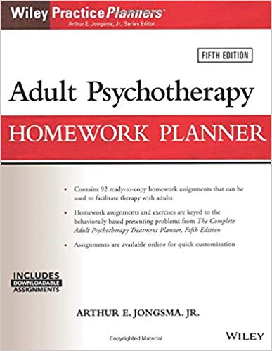 Adult Psychotherapy Homework Planner, 5th Edition (PracticePlanners)