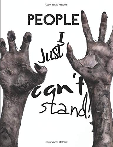 People I Just Can't Stand: Therapy Journal - Anger management - Expressive Therapies - Valentine Gift