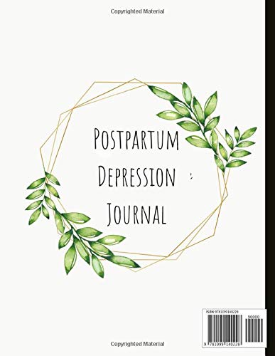 Postpartum Depression Journal: Beautiful Journal for PPD with Energy and Mood Trackers, Quotes, Mindfulness Exercises, Mood Logs, Gratitude Prompts and more.