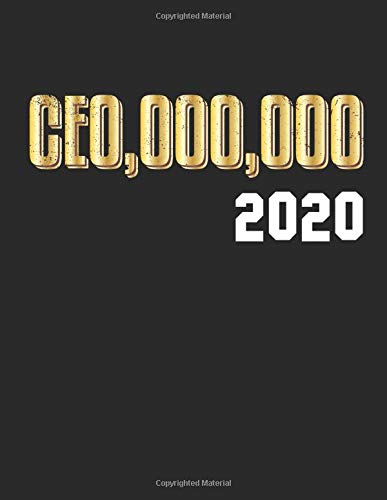 CE0,000,000: 8.5 x 11" 2020 Entrepreneur Daily Planner