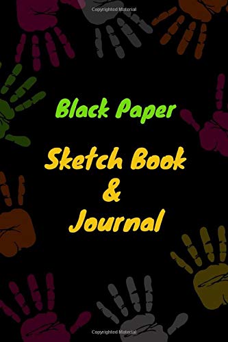 Black Paper Sketch Book & Journal: sketch books for kids, sketch book for drawing, Gel Pen Paper, blank drawing for kids and adults,black paper ... for Gel Pens Lined & Unlined black pages