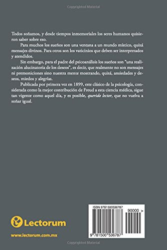 La interpretacion de los suenos. Vol I (Volume 1) (Spanish Edition)