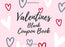 Valentines Blank Coupon Book: (full COLOR) Booklet of DIY Gift Vouchers. Template Cards to Fill In for Lover, Couples, Him and Her (Gift Idea for ... Sweetest Day) (Vol.4) heart pink cover
