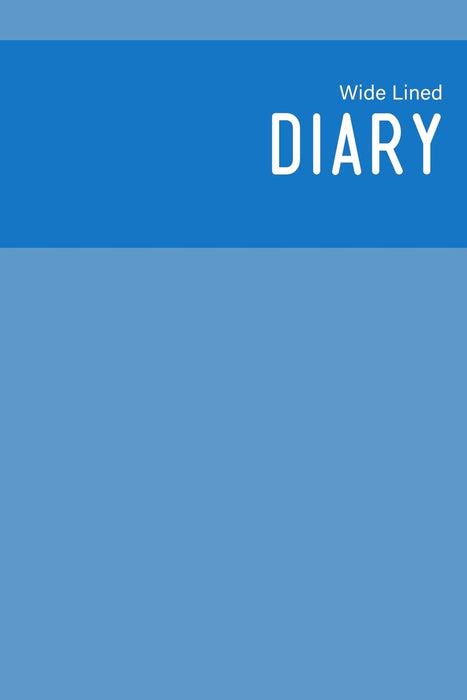Wide Lined Diary: A relaxing dairy for Dementia and Alzheimers sufferers | Large ruled for senior convenience