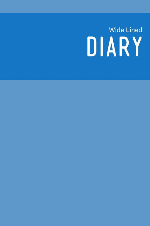 Wide Lined Diary: A relaxing dairy for Dementia and Alzheimers sufferers | Large ruled for senior convenience