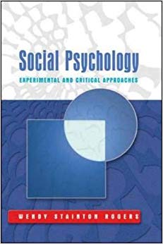 Social Psychology: Experimental and Critical Approaches