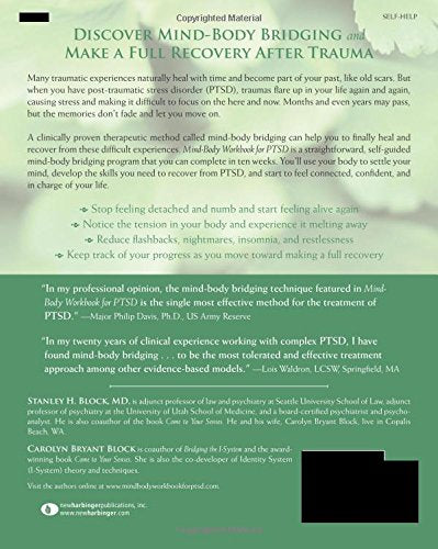 Mind-Body Workbook for PTSD: A 10-Week Program for Healing After Trauma (A New Harbinger Self-Help Workbook)