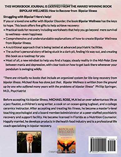 The Bipolar Wellness Recovery Journal: Bipolar Wellness™ Recovery System Action Worksheets
