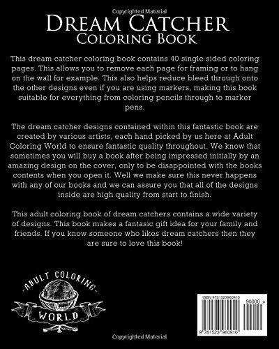 Dream Catcher Coloring Book: An Adult Coloring Book of 40 Beautiful Detailed Dream Catchers with Stress Relieving Patterns (Pattern Coloring Books) (Volume 4)