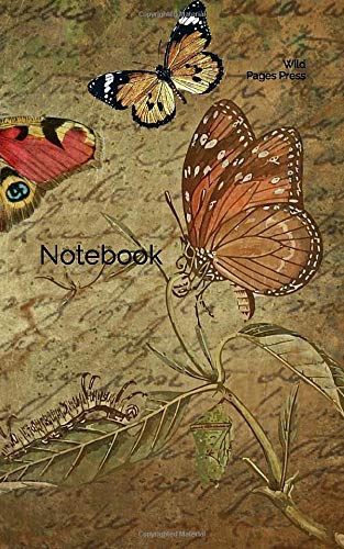 Notebook: greeting card letters cards paper stationery butterflies ream butterfly letter dress man