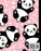 Composition Notebook: Nifty Wide Ruled Paper Notebook Journal. Cute Baby Pink & White Wide Cartoon Panda Blank Lined Workbook for Teens Kids Students Girls for Home School College for Writing Notes.