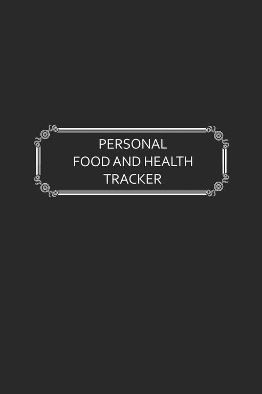 Personal Food and Health Tracker: Six-Week Food and Symptoms Diary (Black, 6x9)