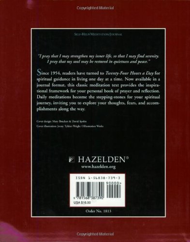 Twenty-Four Hours a Day Journal: A Meditation Book and Journal for Daily Reflection (Hazelden Meditations)