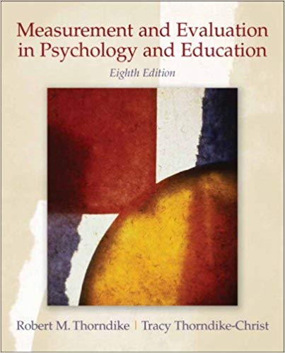 Measurement and Evaluation in Psychology and Education (8th Edition)
