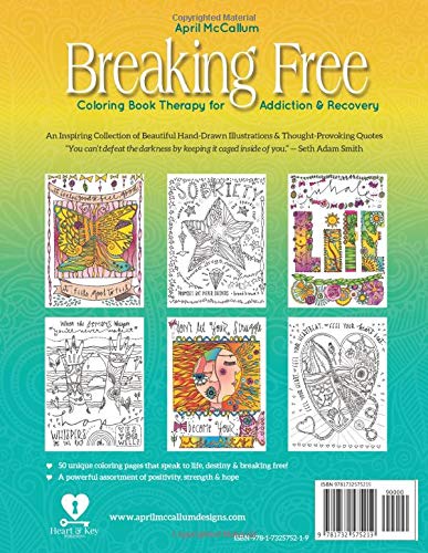 Breaking Free: Coloring Book Therapy for Addiction & Recovery
