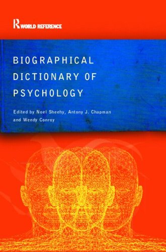 Biographical Dictionary of Psychology (Routledge World Reference)