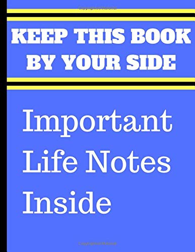 Keep This Book By Your Side: Memory Aid Book to Keep Important Life Details Close to Hand (Memory Aids)