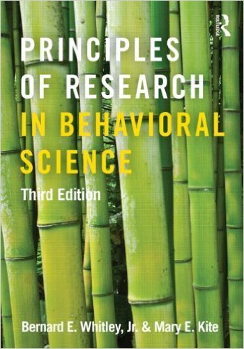 Principles of Research in Behavioral Science - International Edition