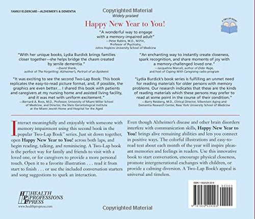 Happy New Year to You!: A Read-Aloud Book for Memory-Challenged Adults (Two-Lap Books)