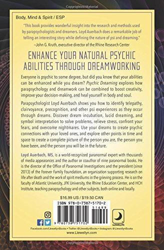 Psychic Dreaming: Dreamworking, Reincarnation, Out-of-Body Experiences & Clairvoyance
