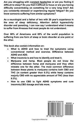 CBD Oil for ADHD and Insomnia: Therapeutic Guide To CBD Oil