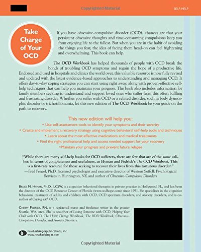 The OCD Workbook: Your Guide to Breaking Free from Obsessive-Compulsive Disorder (A New Harbinger Self-Help Workbook)