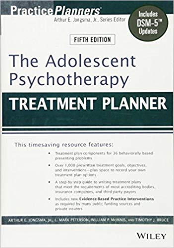 The Adolescent Psychotherapy Treatment Planner: Includes DSM-5 Updates