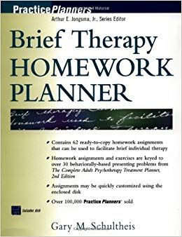 Brief Therapy Homework Planner