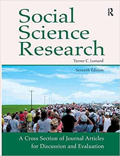 Social Science Research: A Cross Section of Journal Articles for Discussion & Evaluation