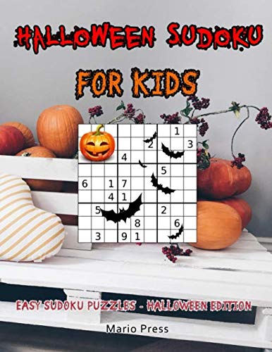 Halloween Sudoku For Kids: Halloween Sudoku For Kids