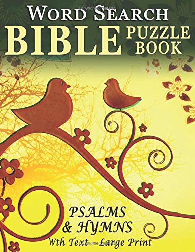 Word Search Bible Puzzle Book- Psalms and Hymns: Puzzles for People with Dementia [With Text] (Large Print)