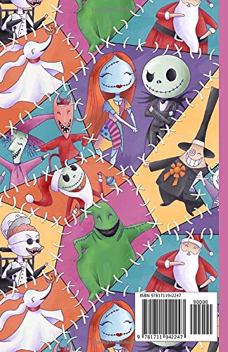 Notebook: The Nightmare Before Christmas - Design: 5.5" x 8.5" lined pages. Great for note-taking/Composition/Writing/Planning/Diary/Gift