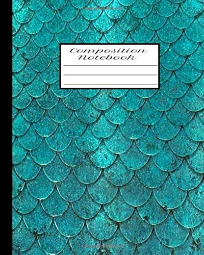 Composition Notebook: Turquoise Mermaid (Mermaid Notebooks)