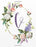 V: White Pink Floral 3-Year Monthly Calendar 2020-2022 (White Pink Floral Alphabet Series - Letter V)