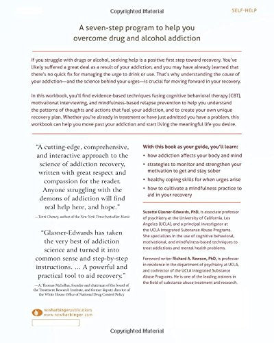 The Addiction Recovery Skills Workbook: Changing Addictive Behaviors Using CBT, Mindfulness, and Motivational Interviewing Techniques (New Harbinger Self-help Workbooks)