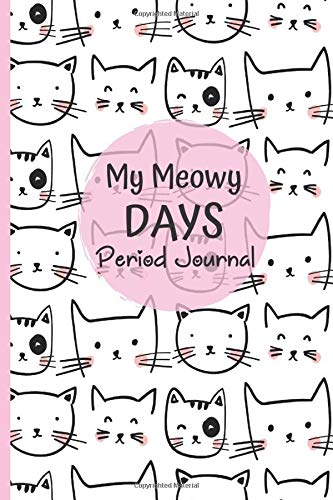 Period Tracker Journal: Period Log Book & Menstrual Cycle Tracker For Women And Girls - 4 Year Undated Period Diary - (Cute Cat Design).