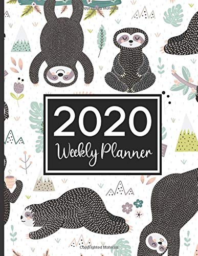 2020 Weekly Planner: 2020 Weekly & Monthly View Planner, Organizer, Diary & Coloring Journal
