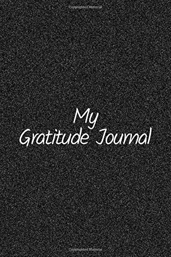 Gratitude Diary 100 Days - Black Faux Glitter: Cool gratitude book for teens and pre-teens, ideal for improving mood and mindfulness