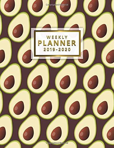 Weekly Planner 2019-2020: Avocado Daily, Weekly and Monthly 2 Year Tropical Planner. Nifty Two Year Organizer, Schedule and Agenda with Inspirational ... Vision Boards and More. (Cute Planner Gifts)