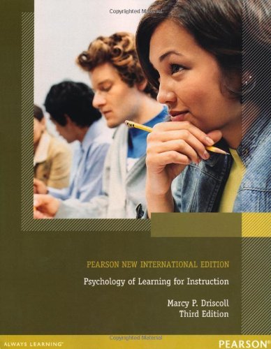Psychology of Learning for Instruction by Driscoll, Marcy P. (2013) Paperback